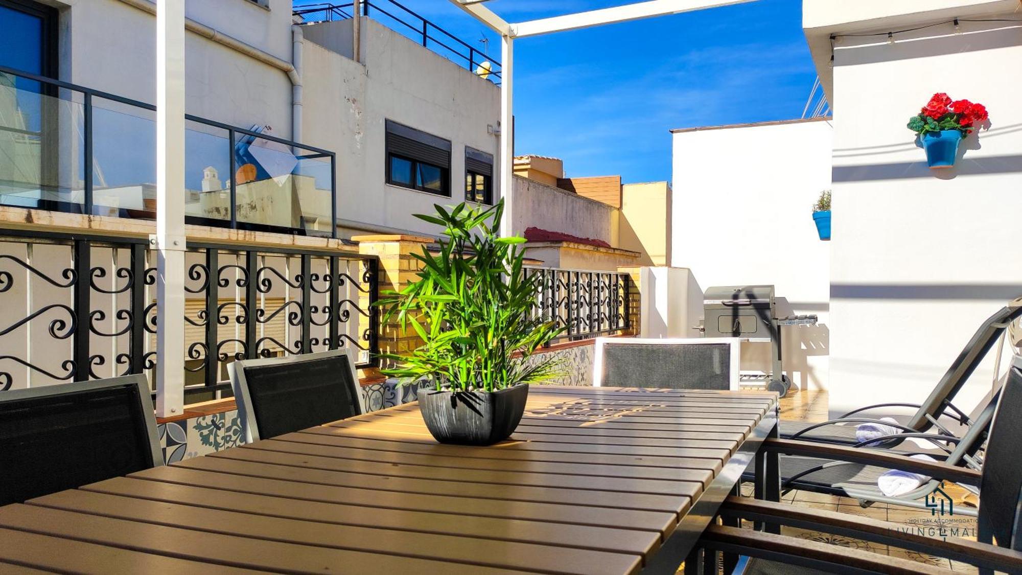 Living4Malaga Sun&Terrace Penthouseアパートメント エクステリア 写真